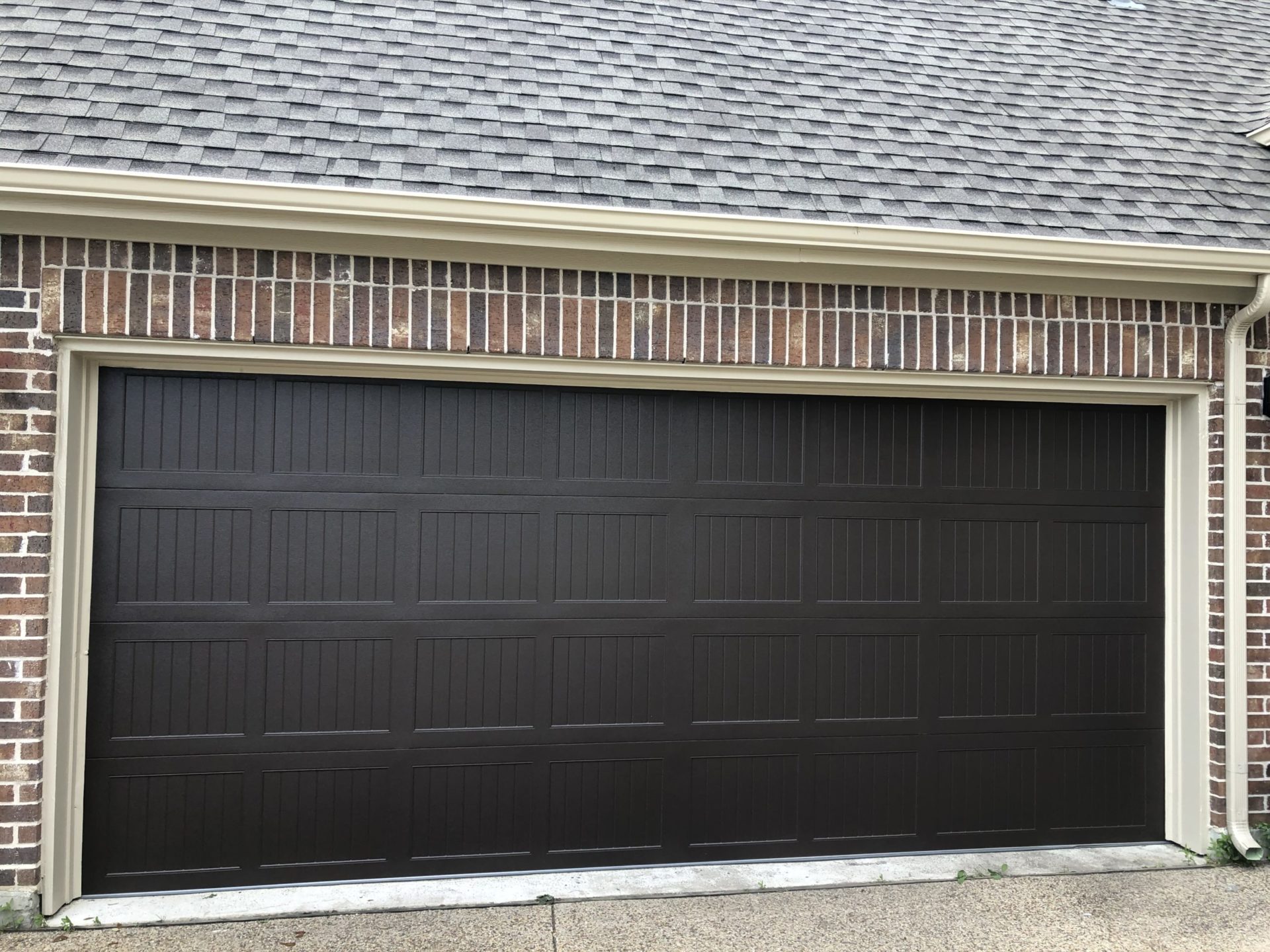 Black Garage Door