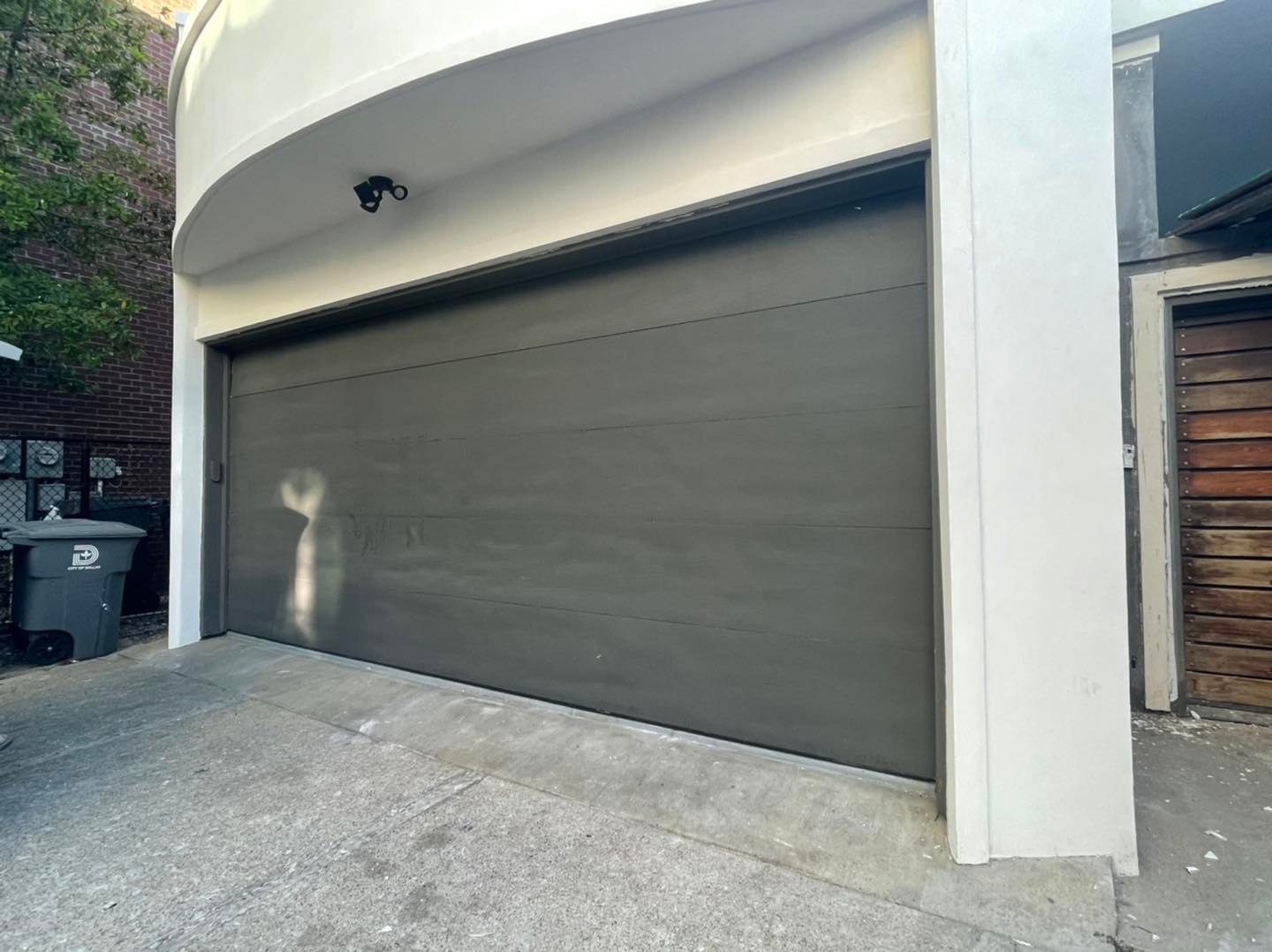 Modern Long Panel Garage Door